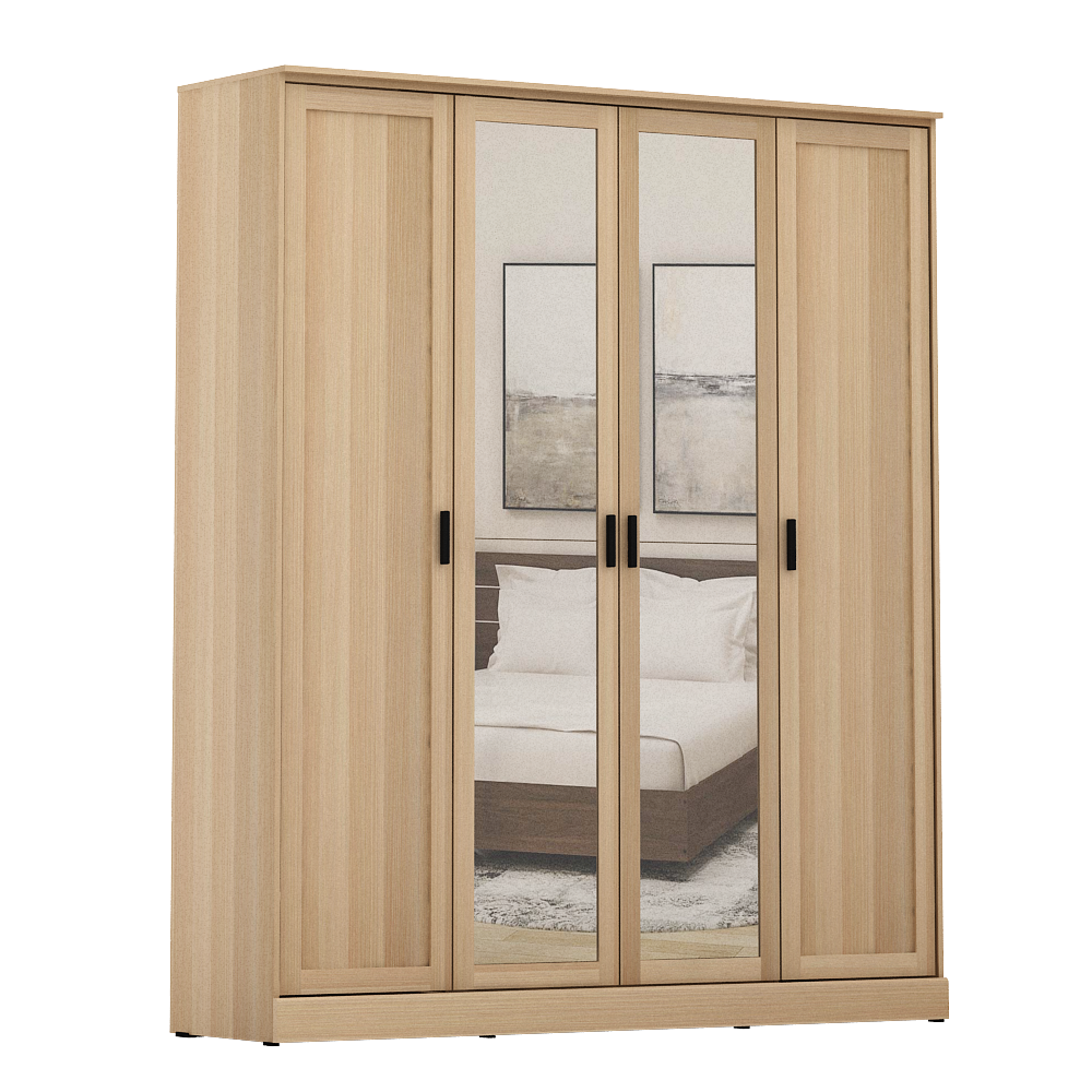 LEMARI PAKAIAN YORK 4 PINTU