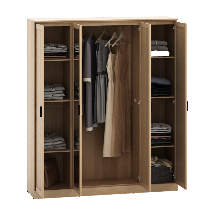LEMARI PAKAIAN YORK 4 PINTU