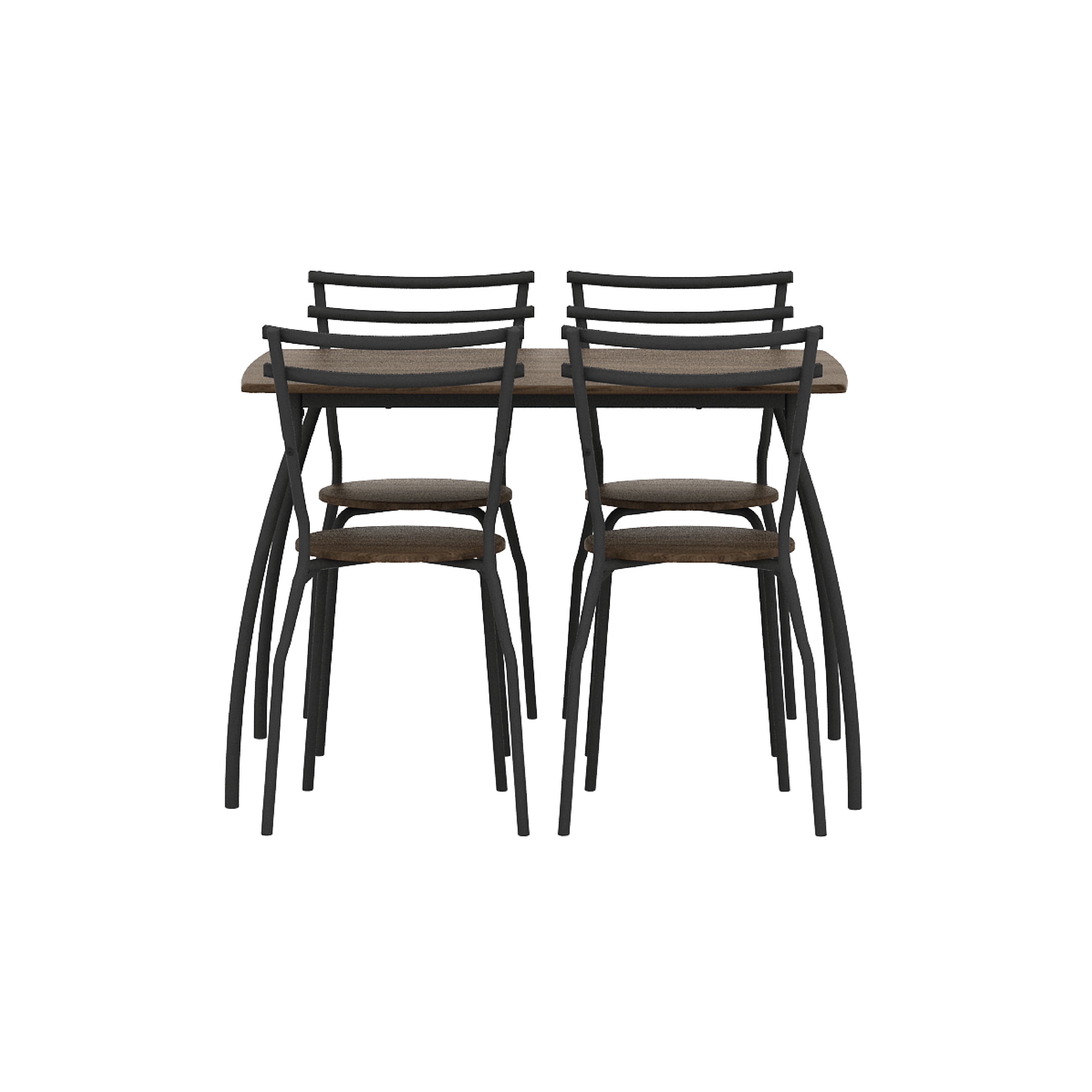 PIRA MEJA MAKAN SHILO 4 KURSI