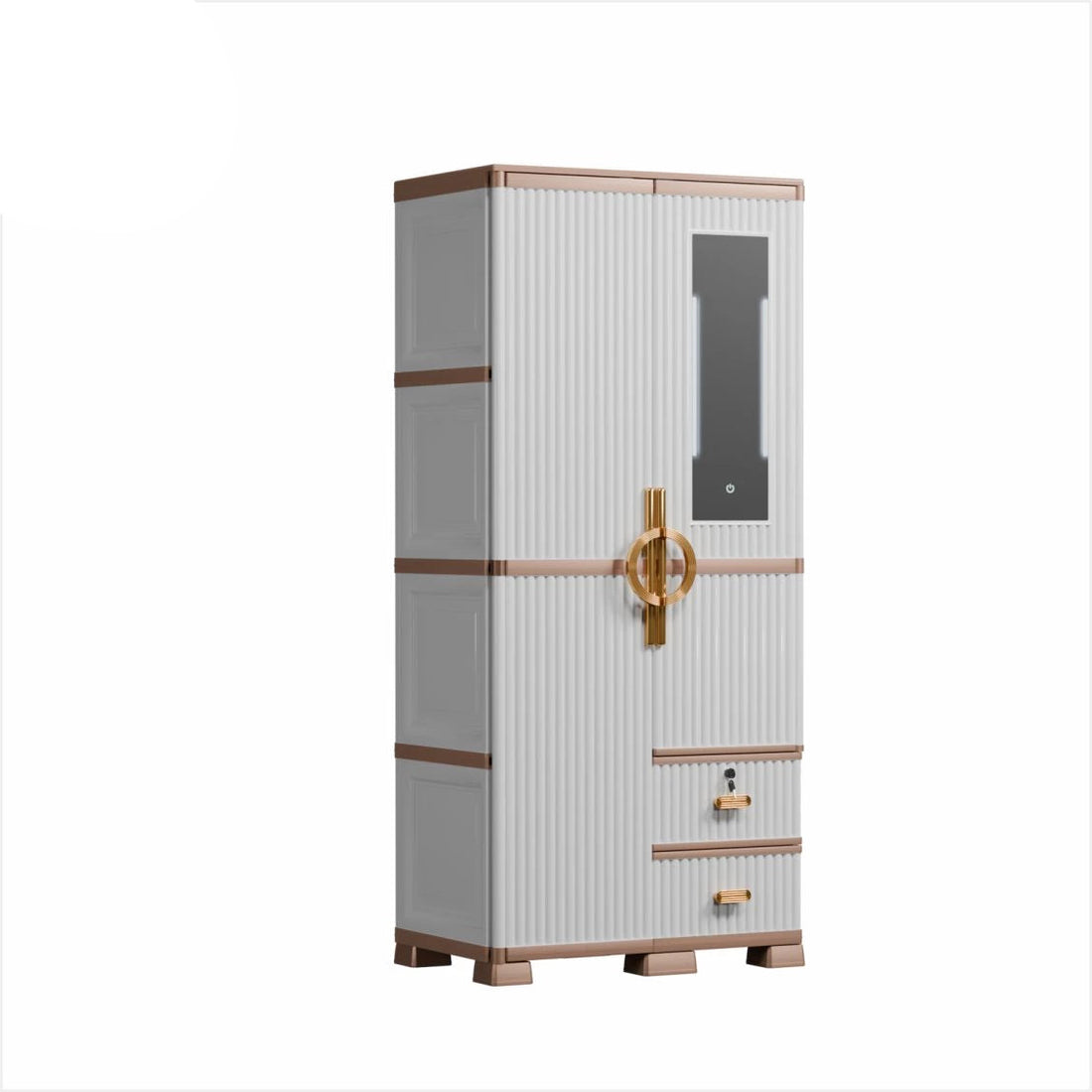 LEMARI PAKAIAN PLASTIK LUXURY 2P