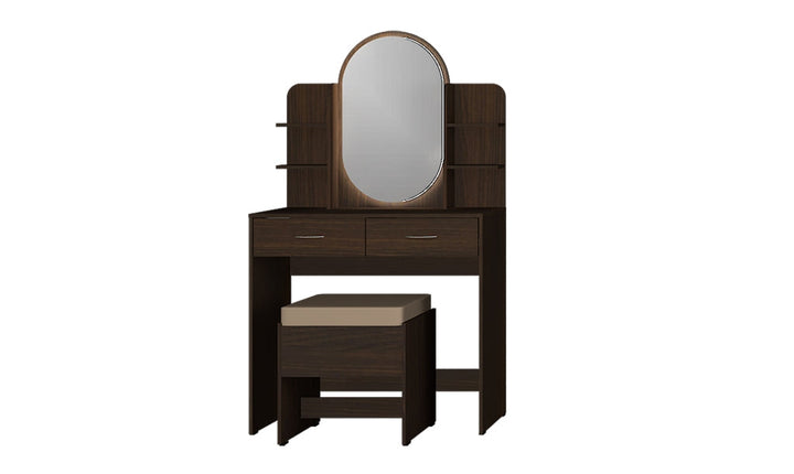 MEJA RIAS BIANCA DRESSING TABLE 80 - BLACK OAK
